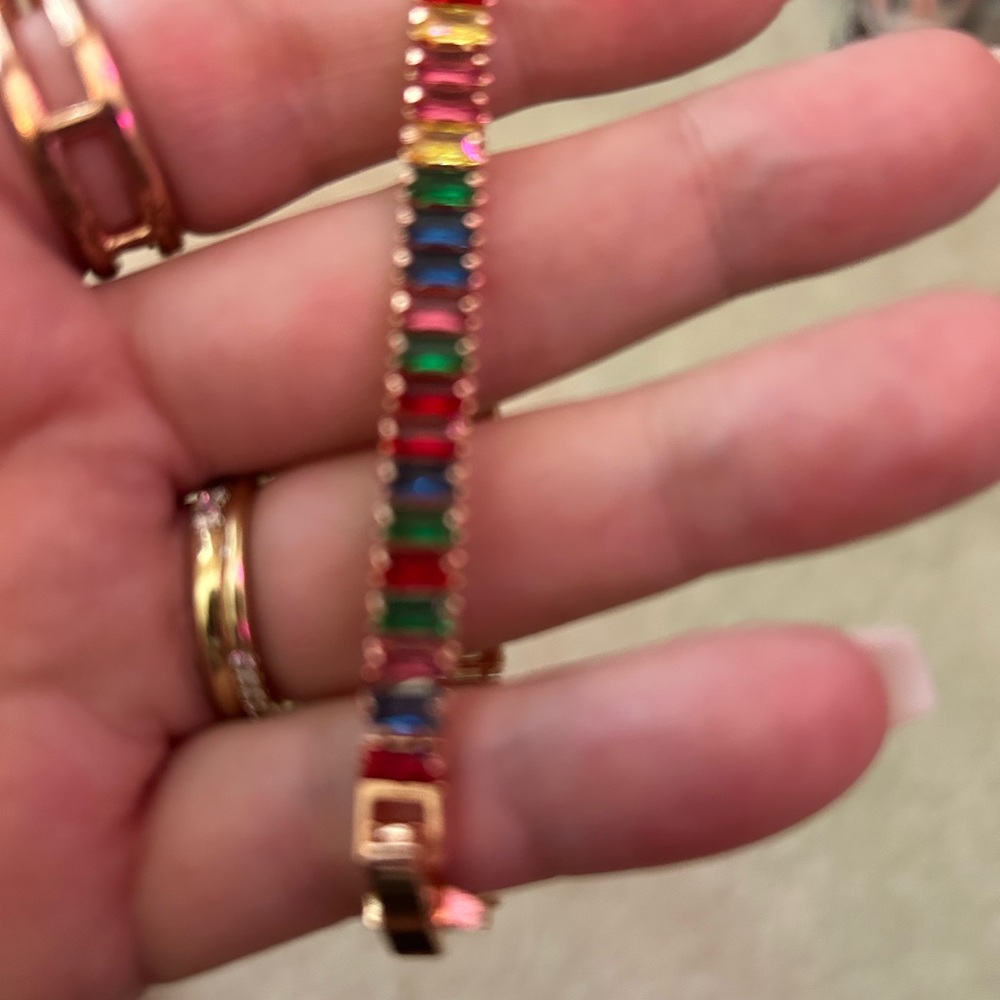 Multicolor Gemstone Bracelet